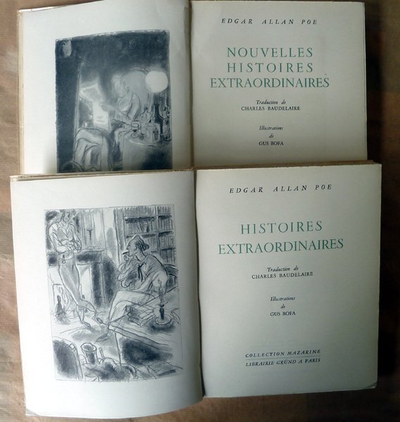 Histoires Extraordinaires. Nouvelles Histoires Extaordinaires. Illustrations de Gus Bofa. Traduction …