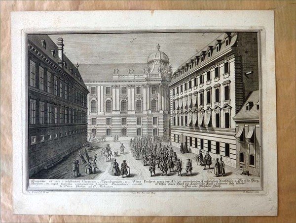 Ensemble de 6 gravures sur cuivre représentant des scènes de …