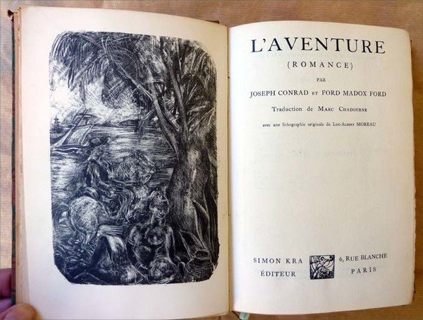 L'Aventure. Traduction de Marc Chadourne avec une lithographie originale de …