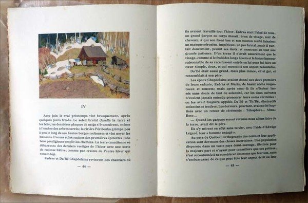 Maria Chapdelaine. Illustrations de Clarence Gagnon.