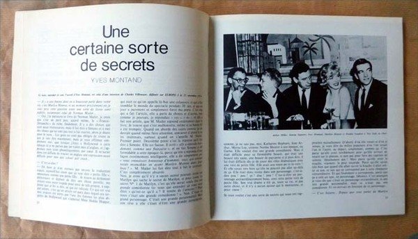 Cinéma D'Aujourd'hui . Marilyn Monroë. N°1 Nouvelle série. Mars/avril 1975.