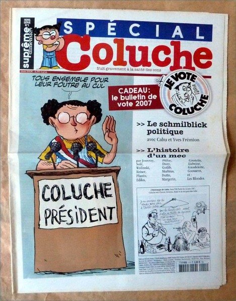 Coluche. La BD Hommage.