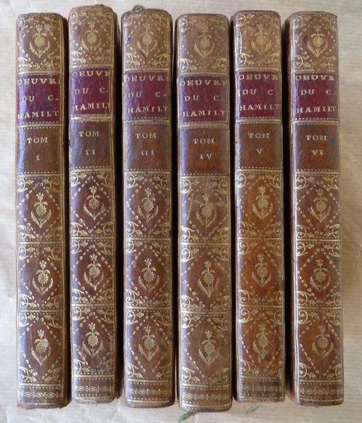 Oeuvres du Comte Antoine Hamilton. (Complètes en 6 vol.).