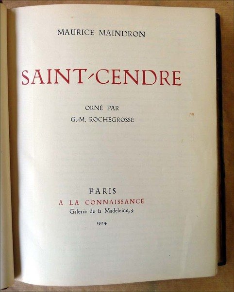 Saint-Cendre. Illustrations de Rochegrosse.