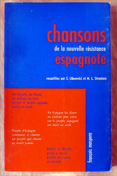 Chansons de La Nouvelle résistance Espagnole.