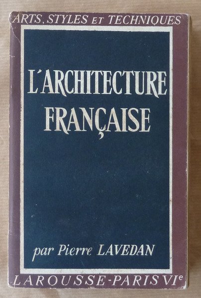 L'Architecture française.