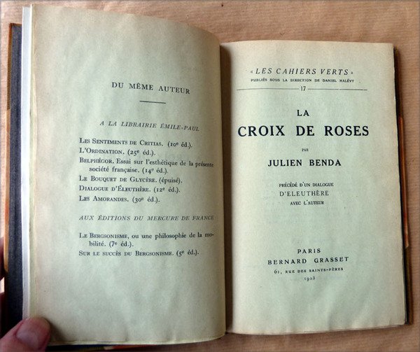 La Croix de Roses. Précédé d'un dialogue d'Eleuthère avec l'auteur.