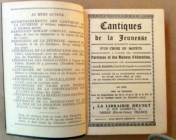 Cantiques de La Jeunesse augmentés d'un choix de motets à …