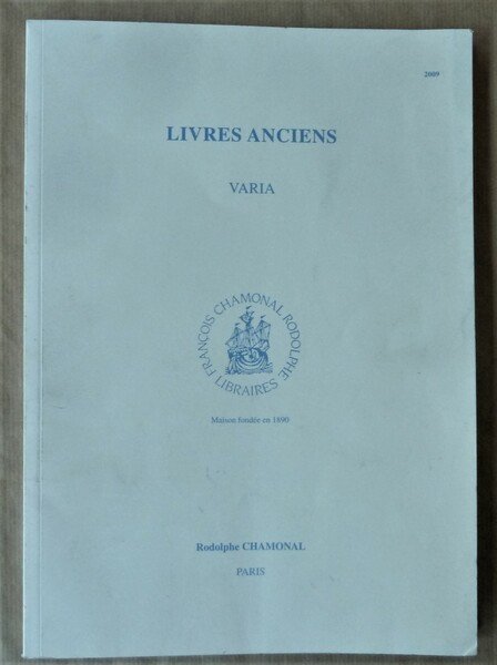 Ctalogues de vente de livres anciens et varia de la …