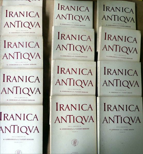 Iranica Antiqua. Du vol. I (1961) au vol. XIII (1978).