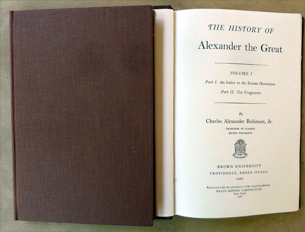 The History of Alexander the Great.
