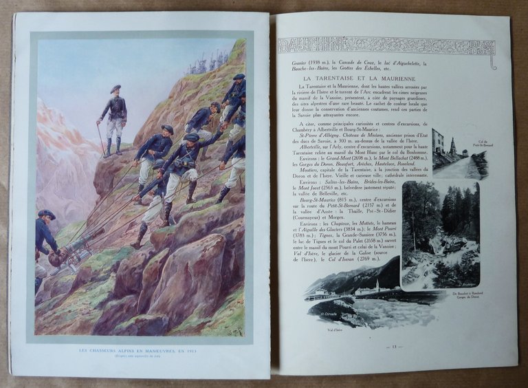 Atlas PLM. Savoie. Dauphiné. Massif du Mont-Blanc=Tarentaise=Maurienne=Chartreuse=Vercors=Oisans.