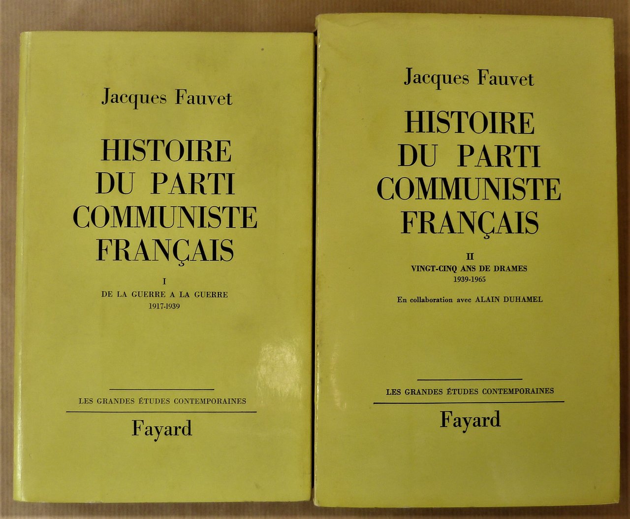 Histoire du Parti Communiste Français. Vol. 1; De la Guerre …