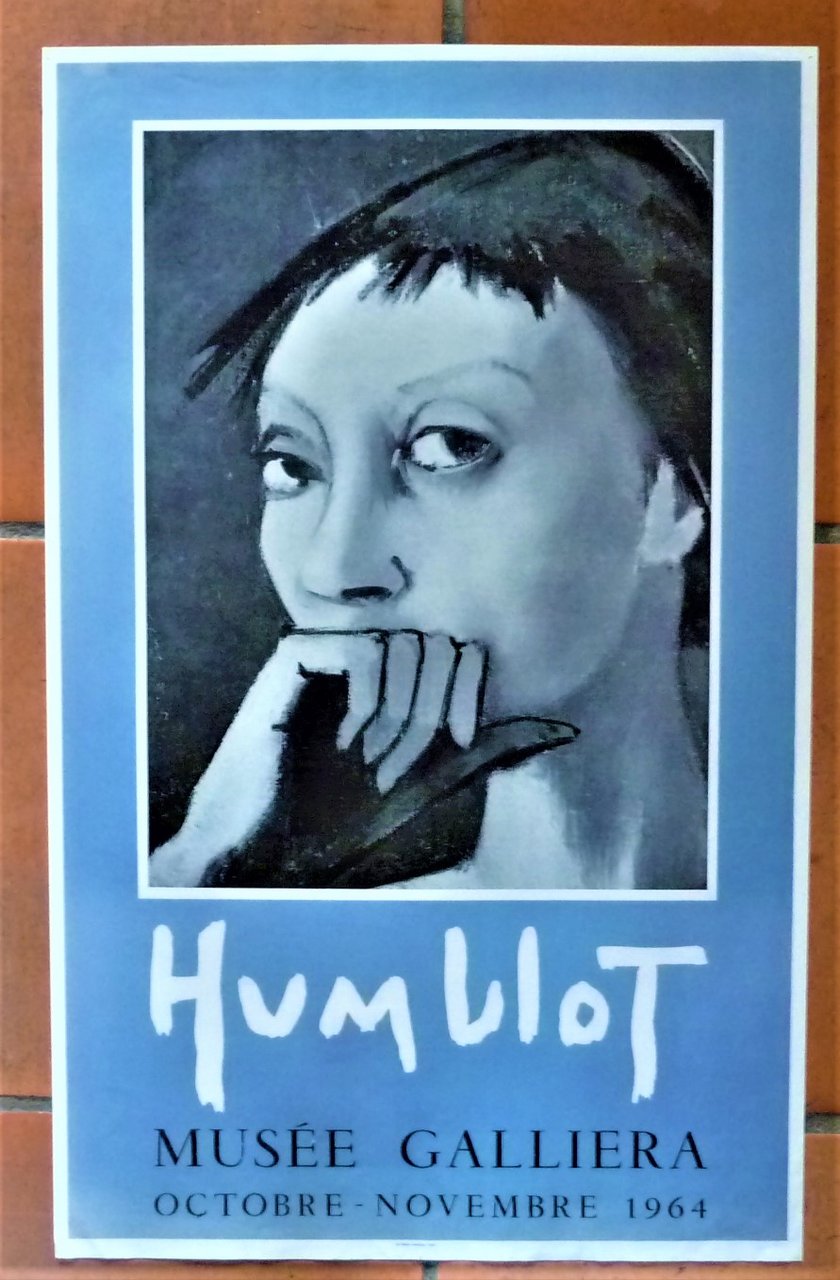 Humblot. Affiche éditée à l'occasion de l'exposition au Musée Galliéra …