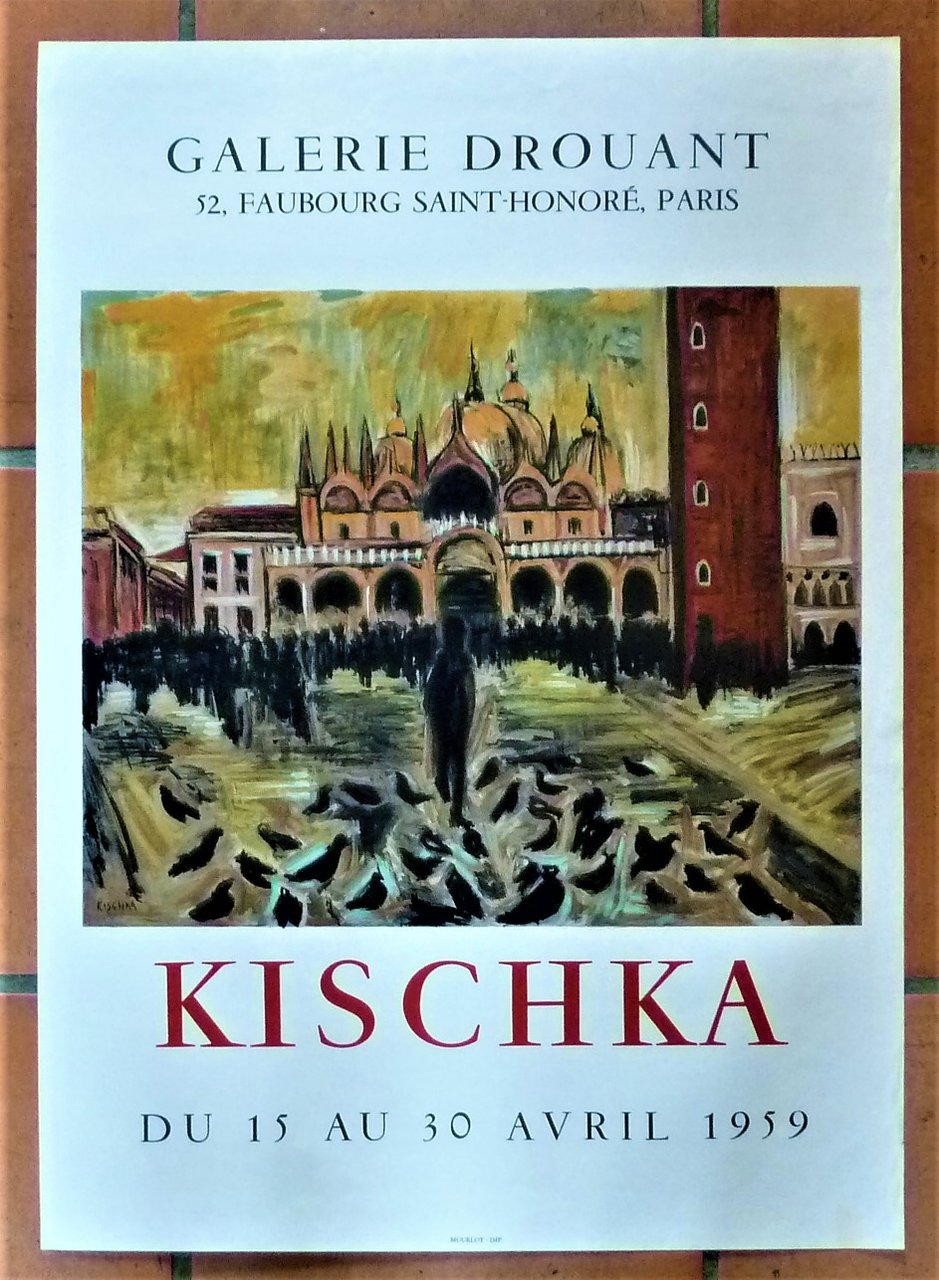 Kischka. Affiche éditée à l'occasion de l'exposition à la Galerie …