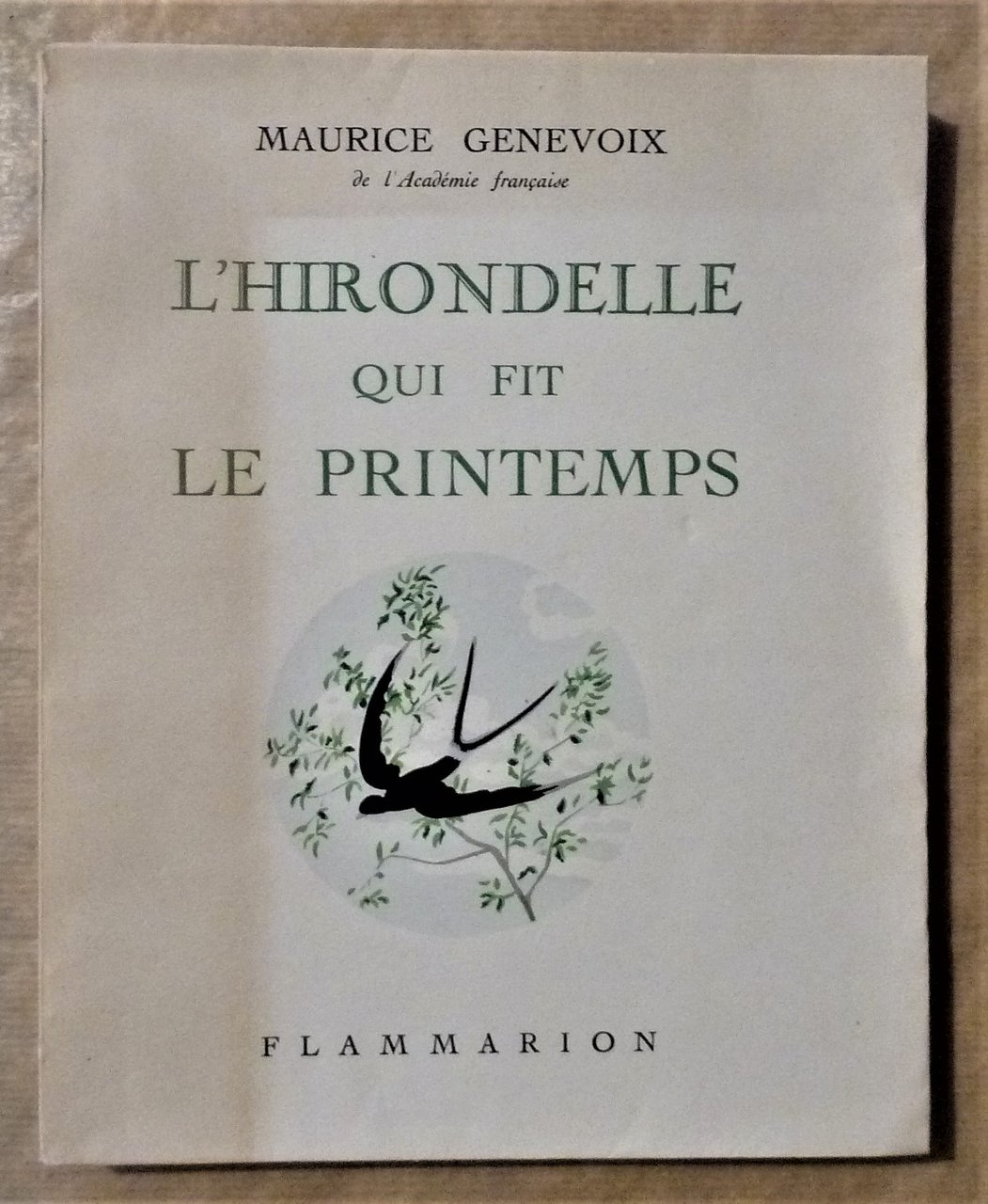 L'Hirondelle qui fit le Printemps.