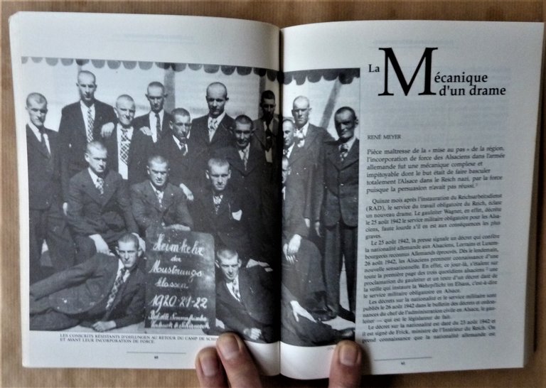 L'Incorporation de force en1942. Saisons D'Alsace N° 117. Automne 1992. …