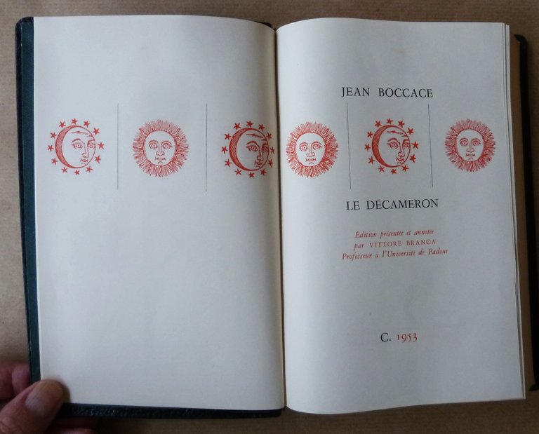 Le Decameron. Edition présentée par Vittore Branca professeur à l'Université …