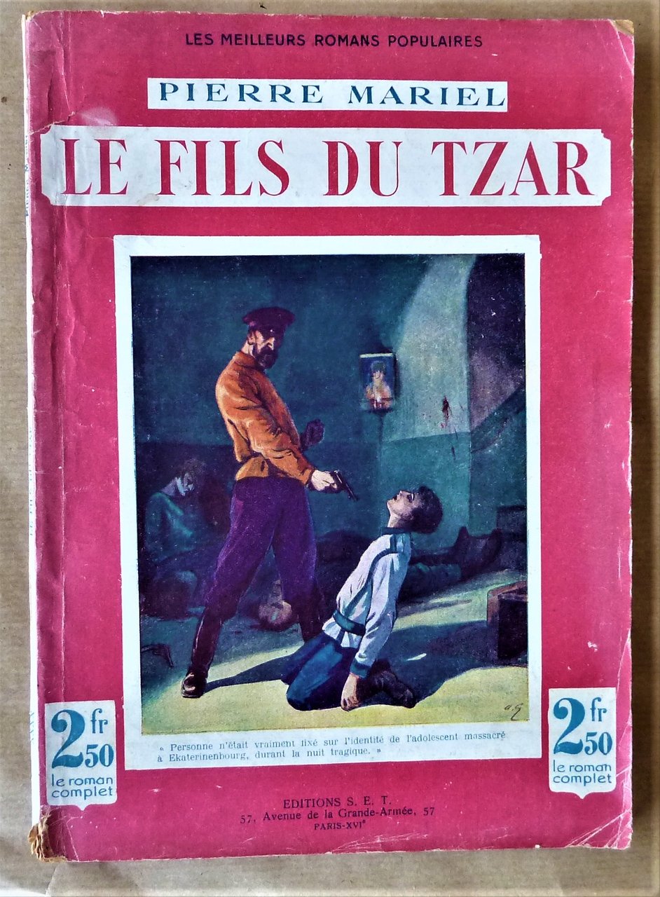 Le Fils du Tzar. Collection "Les Meilleurs Romans Populaires".