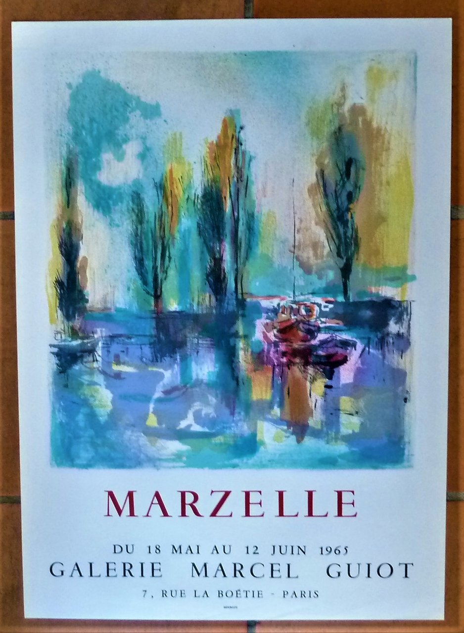 Marzelle. Affiche éditée à l'occasion de l'exposition à la Galerie …