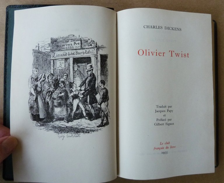 Olivier Twist. Traduit par Jacques Papy; préface de Gilbert Sigaux.