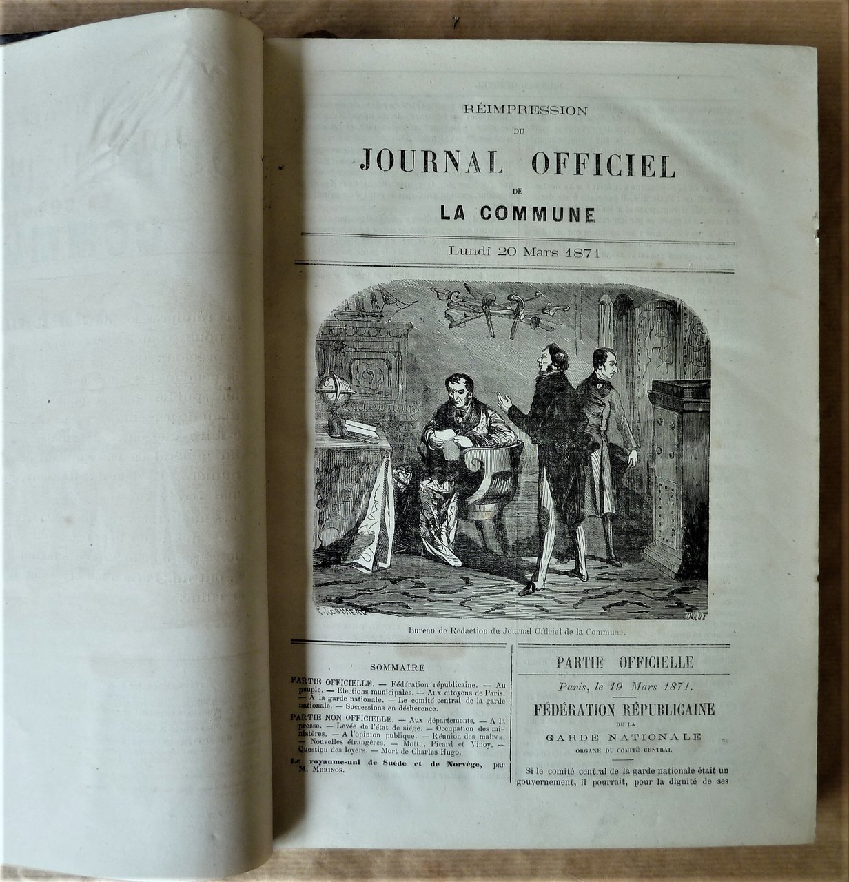 Réimpression du Journal Officiel de La Commune. Du 19 Mars …