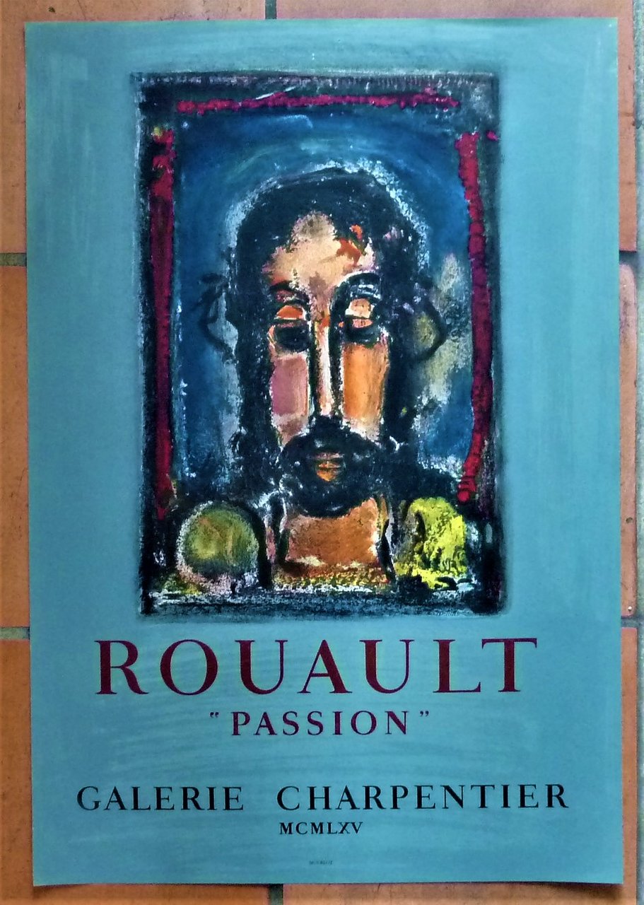 Rouault. "Passion". Affiche éditée à l'occasion de l'exposition à la …