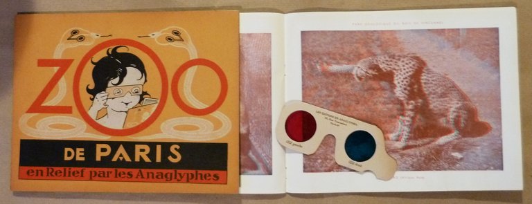 Zoo de paris en relief par les anaglyphes. 1ère série …