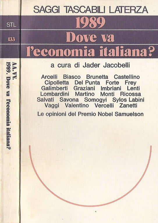 1989 Dove va l'economia italiana? A cura di Jader Jacobelli