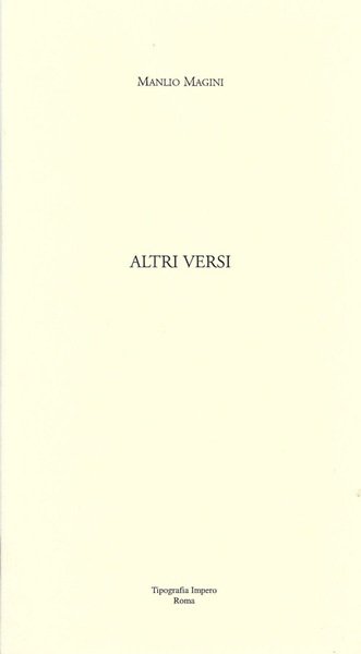 Altri versi