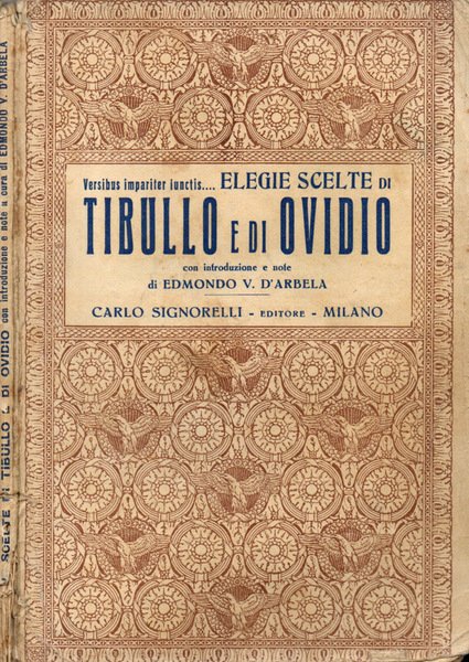 Elegie scelte di Tibullo e di Ovidio