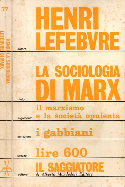 La sociologia di Marx