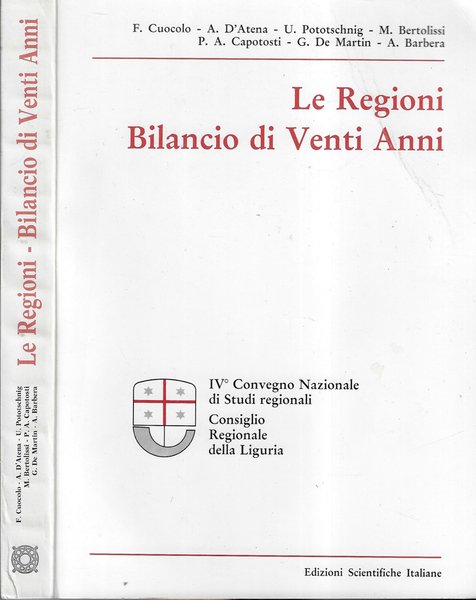 Le regioni bilancio di venti anni IV Congresso Nazionale di …