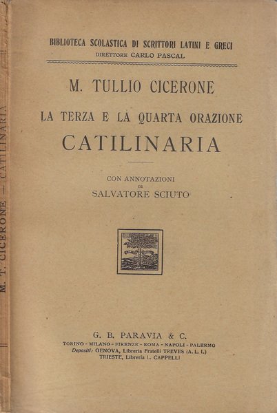 La terza e la quarta orazione catilinaria