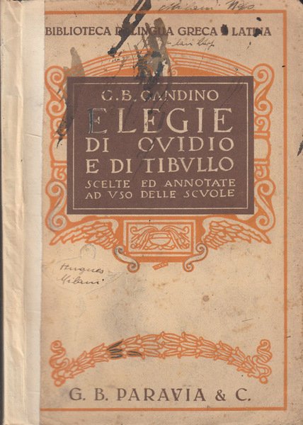 Elegie di Ovidio e di Tibullo