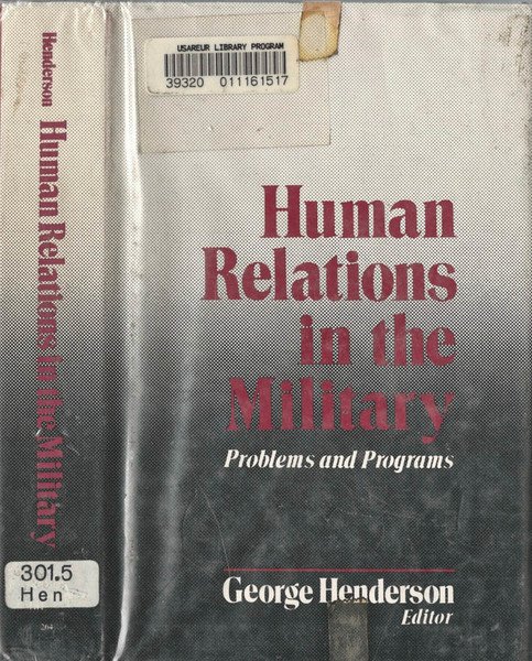 Human Relations in the Military | Immagine principale