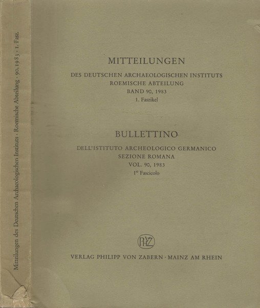 Bullettino dell' Istituto Germanico | Immagine principale