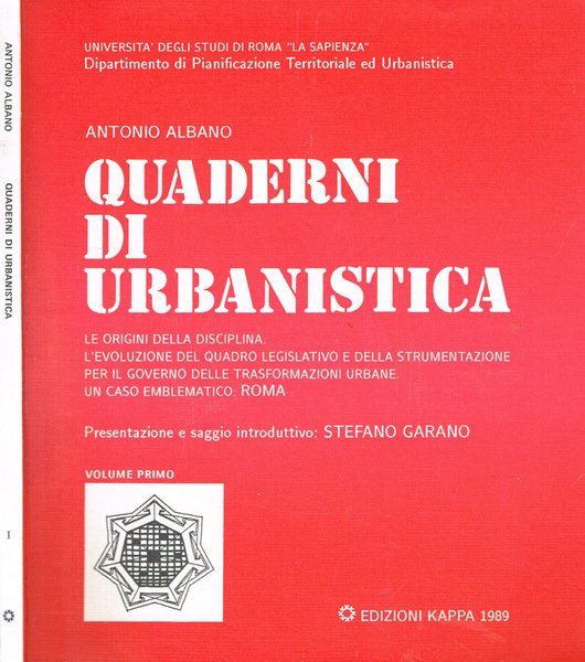 Quaderni di urbanistica vol.I