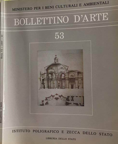 Bollettino d'arte n.53 anno 1989