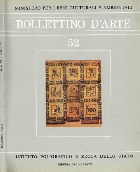 Bollettino d'Arte. Serie VI, n.52, novembre-dicembre 1988