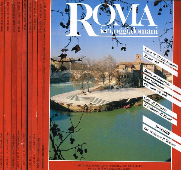 Roma ieri, oggi, domani. N.2, giugno 1988. N.11, 12, 13, … | Immagine principale