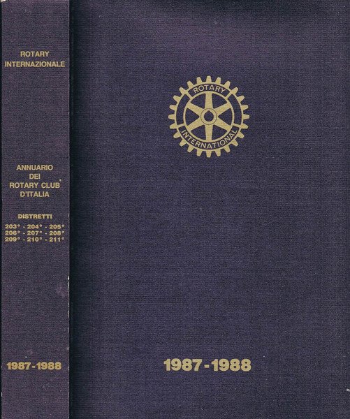 Annuario dei Rotary Club d'Italia 1987-1988 Rotary International