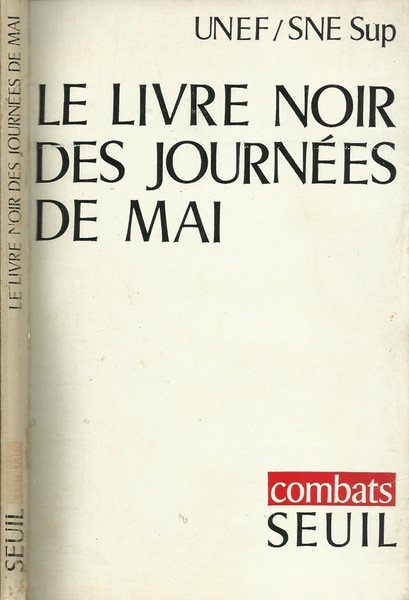 Le livre noir des journees de mai