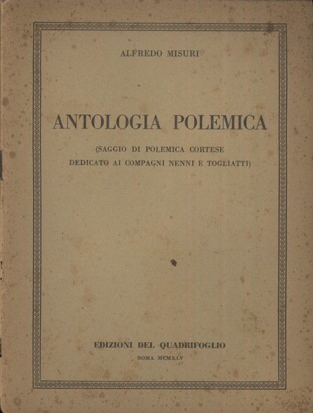 Antologia Polemica