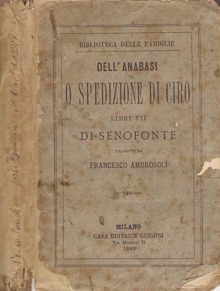 Dellanabasi o spedizione di Ciro  Libri VII