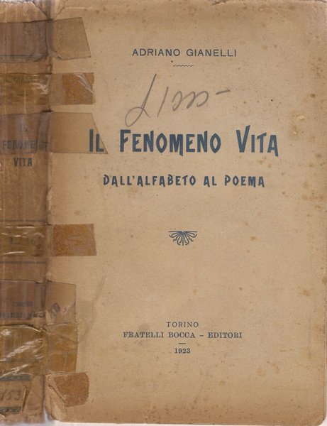 Il fenomeno vita