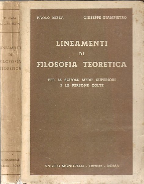Lineamenti di filosofia teoretica
