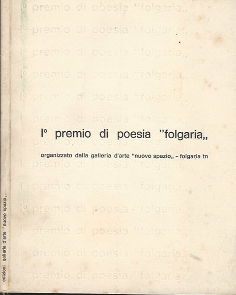 I° premio di poesia "folgaria"