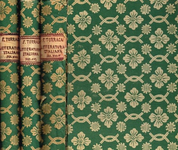 MANUALE DELLA LETTERATURA ITALIANA AD USO DELLE SCUOLE SECONDARIE VOL.I II III