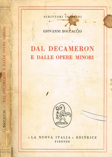 DAL DECAMERON E DALLE OPERE MINORI